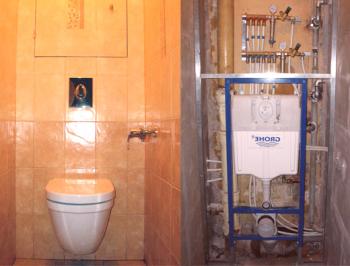 Ремонт на баня в Хрушчов: красив дизайн на малък площад