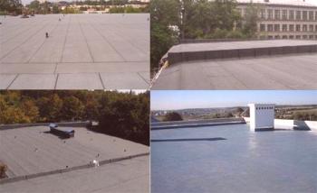 Мек покрив - ролка: изрезка за плосък покрив, как да се мисли над оценката, избора на цвят на материала, повече в фото и видео