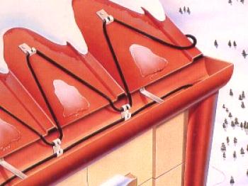 Поялник за покрив: монтаж на отопление със собствени ръце, фуния с електрическо отопление