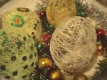 Samostojeće igračke na božićnom drvcu. Kako napraviti brze originalne igračke. video