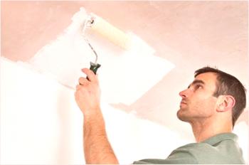Jak malovat strop ze sádrokartonu - opravy všemi pravidly