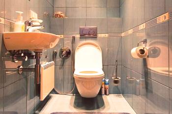Dekorace záchodů dlažbou: instalace