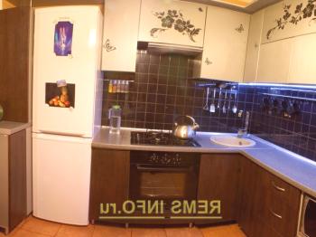 Design kuchyně 9 m2. m - fotografie detailů interiéru