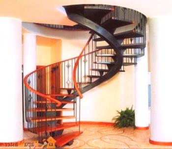 Glavne prednosti i nedostaci metalnih spiralnih stubišta