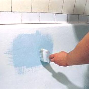 Koupelna malování vlastními rukama - podrobné pokyny a užitečné tipy