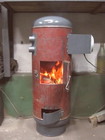Буржоа от газова бутилка: икономична печка със собствените си ръце
