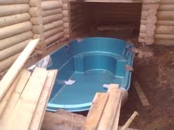 Bazén ve vaně: etapy výstavby
