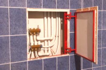 Инсталиране на ревизионен люк-невидим и пример за самостоятелна скрита врата