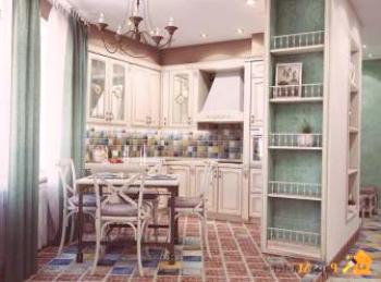 Vytvořte vnitřní kuchyni ve stylu Provence