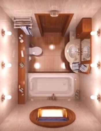 Дизайн на банята 4 кв.м. м - снимка, с душ, без тоалетна, с пералня