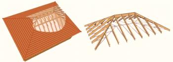 Čtyřkolová turbanová střecha - vlastnosti, stavební náklady