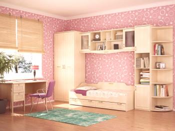 Дизайн на детска стая за момичета: Снимка