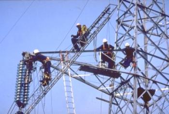Oprava nadzemního elektrického vedení