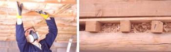 Затоплянето на тавана в дървена къща, правила и съвети, видео