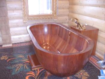 Дървени цени за баня, снимка