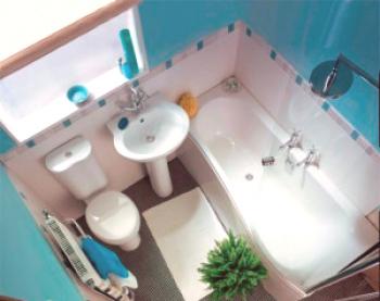 Planiranje male kupaonice - pravilno raspodijeliti područje
