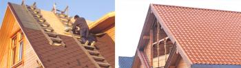 Двустенна покрив със собствени ръце: монтаж на стъпала, характеристики на дизайна, схема, чертежи