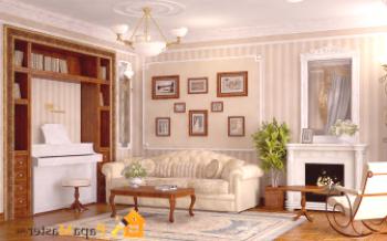 Čalouněný nábytek pro obývací pokoj s fotografickými příklady moderní interiérové ​​dekorace