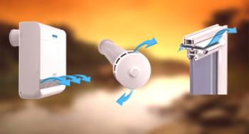 Ventilační ventil: automatický a ruční nafukovač s filtrem