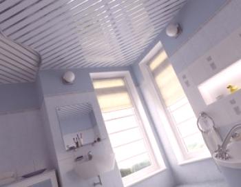 Как да изберем алуминиеви тавани за банята