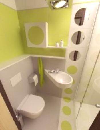 Дизайн на банята 2 кв.м. м.