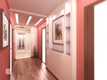 Как да се направи тесен коридор в един апартамент?