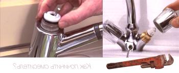Ние ремонт кранче в правото на кухнята - инструкции стъпка по стъпка (снимки, видео)