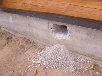 Измива се в основата на дървена и тухлена къща: защо се нуждаете от вентилационни отвори в мазетата?