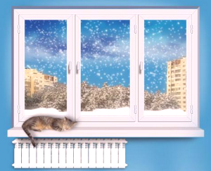 Co a jak zahřívat okna na zimu