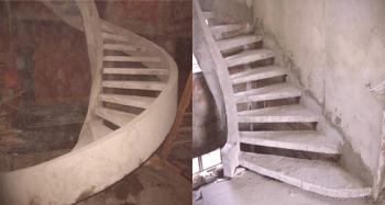 Stepenice s betonom vlastitim rukama