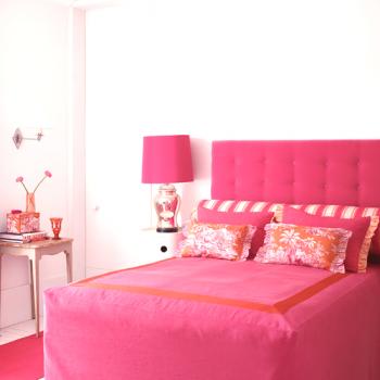 Růžová ložnice: tipy interiéru