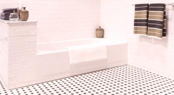 Изберете подова плочка за баня, грижи и разновидности