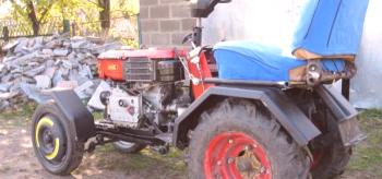 Mini traktor od motoblock je jednoduché řešení pro farmáře