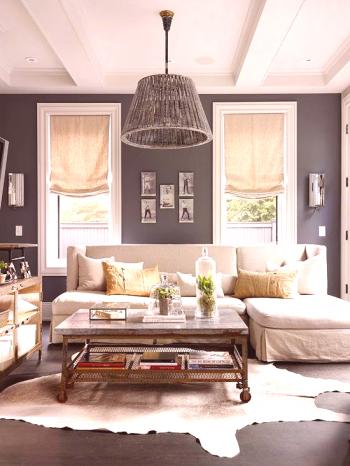 Čalouněný nábytek pro obývací pokoj: foto a interiérový design