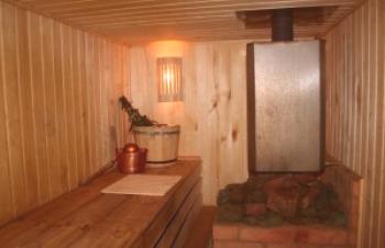 Sauna v suterénu domu
