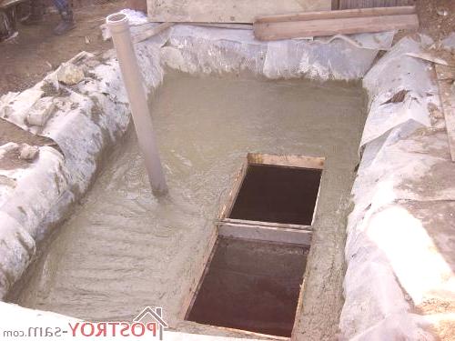 Monolitický betonový septik bez sání