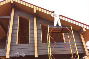 Co malovat dřevěný dům venku - výběr barvy