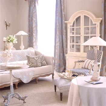 Obývací pokoj ve stylu Provence: francouzské kouzlo provinčního retro