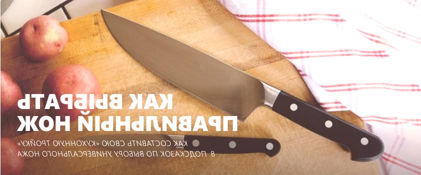 Koji kuhinjski nož odabrati: 8 naznaka, fotografija najboljih noževa