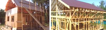 Rám střechy rámu domu: vlastnosti návrhu, schéma zařízení střechy, výběr krytu