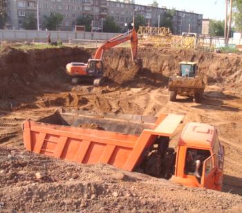 Развитие на почвата по време на строителството