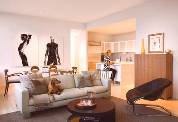 Interiér obývacího pokoje s kuchyní: nápady na design