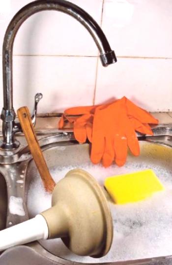 Как да почистите мивката в кухнята