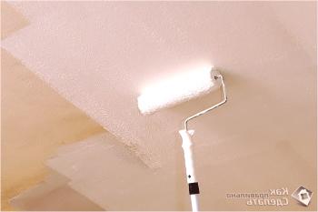 Jak malovat strop bez rozvodu - jak správně natřít strop