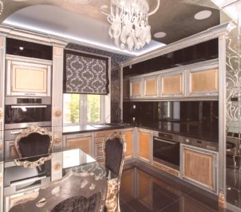 Art Deco - Designer kuchyňské řešení - dekor a interiérový design