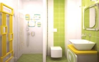 Какъв цвят на плочката е подходящ за стени и подове в квадратна баня 2.3 * 2.3 m