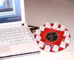 Часовник с CD устройство и клавиатури