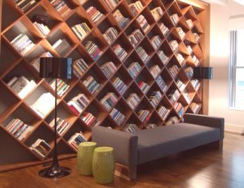 Design interiéru domácí knihovny