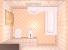 Rozložení dlažby v koupelně: seznam možných variant a schémat s příklady