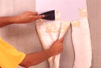 Jak odstranit tapetu ze stěn: spolehlivé provozní metody